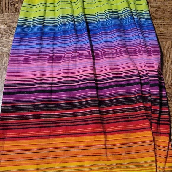 🌟Host Pick🌟 Rainbow Striped High-Low Maxi Dress -10/12 - Picture 3 of 4